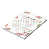 Bloc-note N'oubliez pas, Kawaii Watermelon (Tourné)