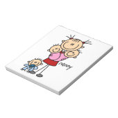 Bloc-note Nounou Stick Figure (Tourné)