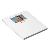 Bloc-note Nourrir les oiseaux dans la neige (Incliné)