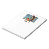 Bloc-note Nourrir les oiseaux dans la neige (Tourné)