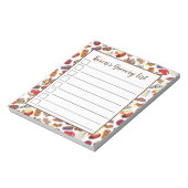 Bloc-note Nourriture Côtière Nouvelle-Angleterre Amérique du (Tourné)