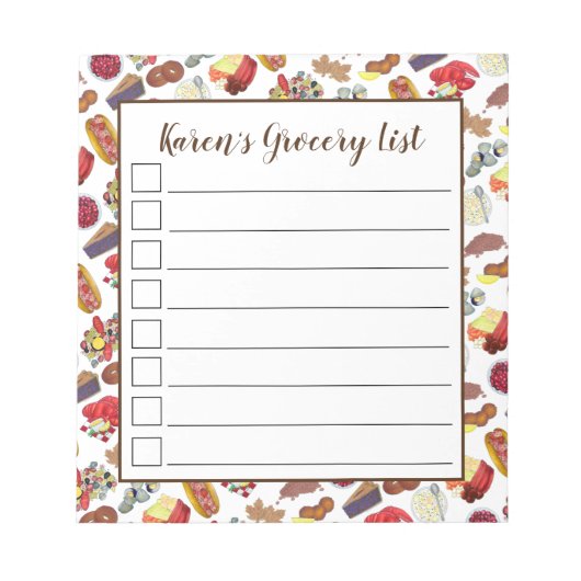 Bloc-note Nourriture Côtière Nouvelle-Angleterre Amérique du (Devant)