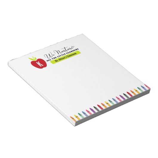 Bloc-note Nous cultivons tous les petits apprenants Enseigna (Incliné)