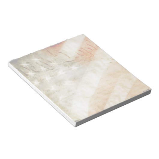 Bloc-note Nous le peuple drapeau américain (Incliné)