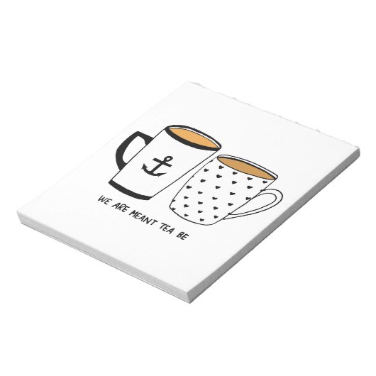 Bloc-note Nous sommes Meant Tea Be (Tourné)
