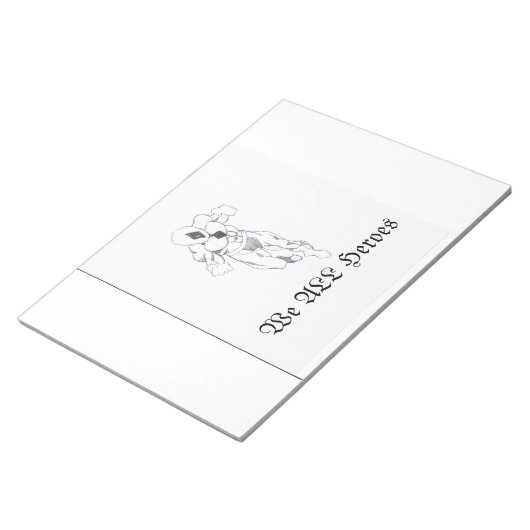 Bloc-note Nous tous Heroes-bloc-notes (Incliné)