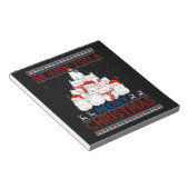 Bloc-note Nous Vous Souhaitons Un Chat Meowen Chat Noël Chau (Incliné)