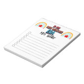 Bloc-note Nouveau Professeur personnalisé Retour à l'époque  (Tourné)