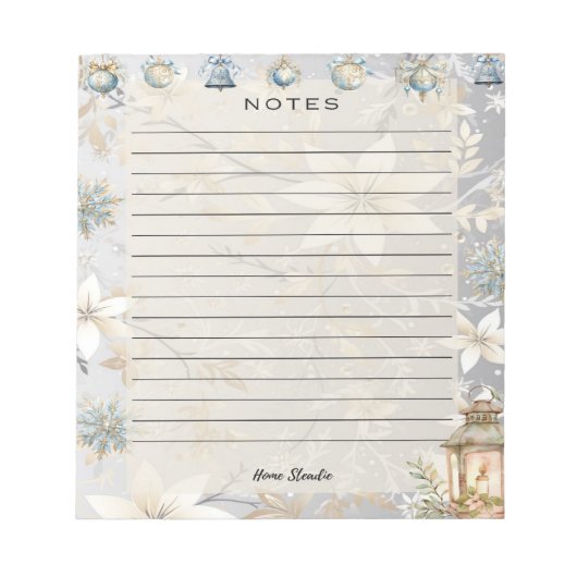 Bloc-note Nouvel An, Nouvelles Notes (Devant)