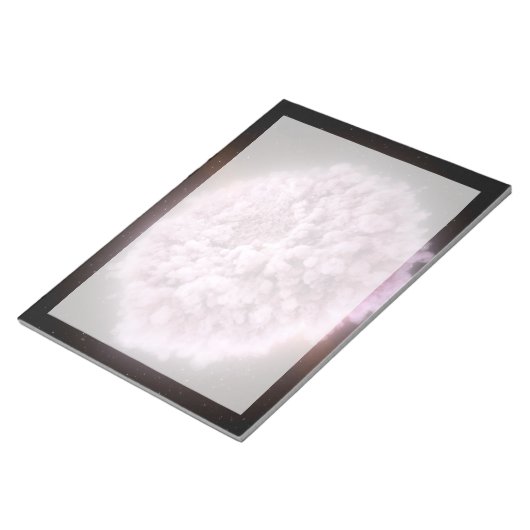 Bloc-note Nuage De Débris De Deux Étoiles Neutrons (Incliné)