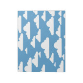 BLOC-NOTE NUAGES BLANCS (Tourné)