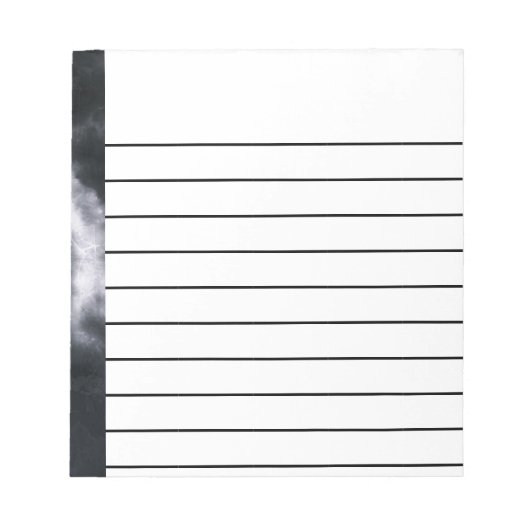 Bloc-note Nuages foncés (Devant)