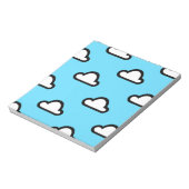 Bloc-note Nuages minimalistes (Tourné)