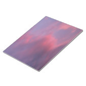 Bloc-note Nuages roses bleus (Incliné)