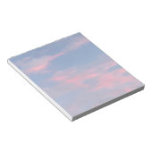 Bloc-note Nuages roses personnalisables (Incliné)