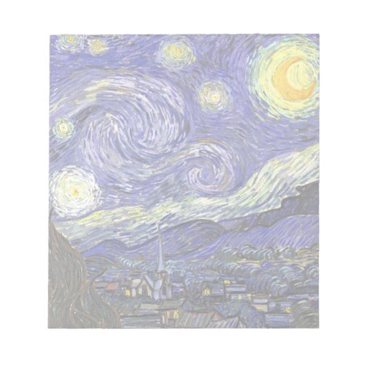 Bloc-note Nuit étoilée par Vincent van Gogh (Devant)