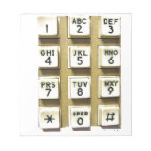 Bloc-note Numéro de téléphone (Devant)