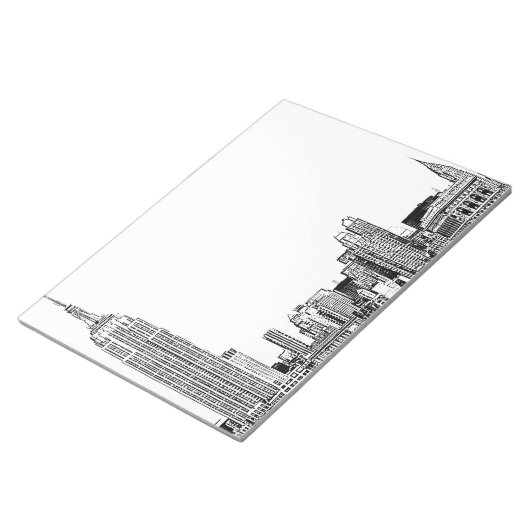 Bloc-note NYC Skyline Etched 01 (Incliné)