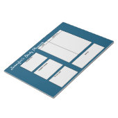 Bloc-note objectifs simples du planificateur quotidien pour (Incliné)