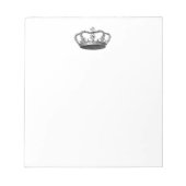 Bloc-note Objet cadeau de la Couronne d'argent que vous pers (Devant)