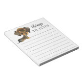 Bloc-note Objets Dachshund à récupérer (Incliné)