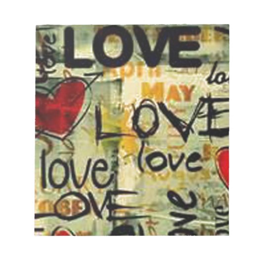 Bloc-note Obtenez Un Petit Graffiti D'Amour (Devant)