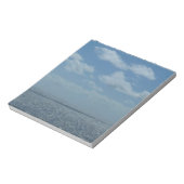 Bloc-note Océan bleu de la mer des Caraïbes (Tourné)