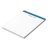 Bloc-note Ocean Blue & White Professionnel Unique Classique (Tourné)