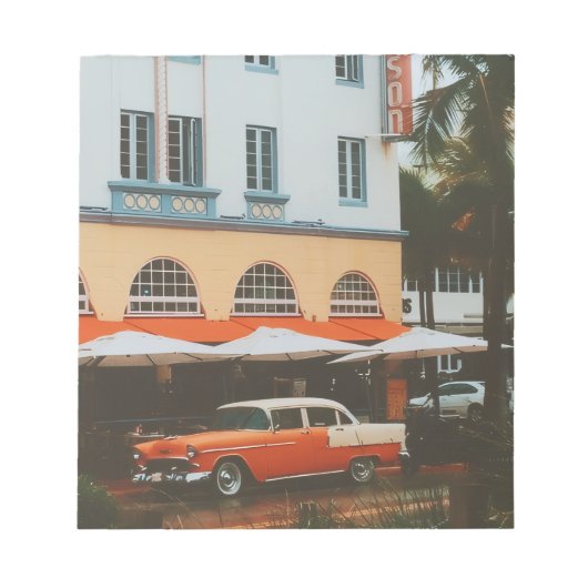 Bloc-note Ocean Drive, South Beach, Miami (Devant)