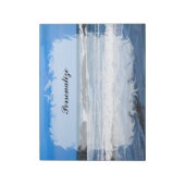 Bloc-note Océan Pacifique Bleu Avec Nom (Tourné)