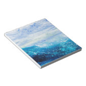 Bloc-note Ocean wave painting, sea foam (Incliné)