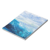 Bloc-note Ocean wave painting, sea foam (Tourné)