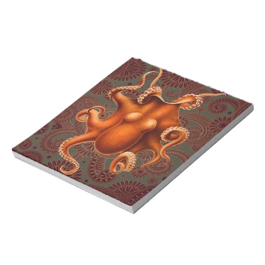 Bloc-note Octopus Mer Monster Créature Animal (Tourné)