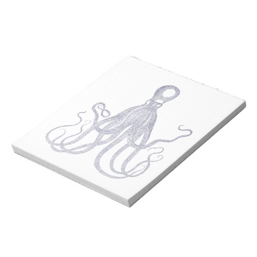 Bloc-note Octopus texturé vintage (Tourné)
