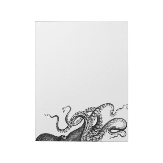 Bloc-note Octopus vintage (Tourné)