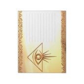 Bloc-note Oeil de la Providence lié (Tourné)