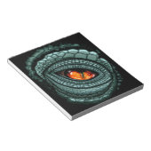 Bloc-note Œil de prédateur reptile primal (Incliné)