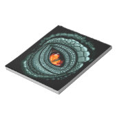 Bloc-note Œil de prédateur reptile primal (Tourné)