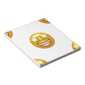 Bloc-note oeil étoile émoji (Incliné)