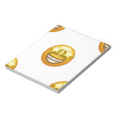 Bloc-note oeil étoile émoji (Tourné)