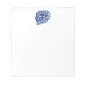 Bloc-note Oeil mal grec Abstrait avec clé grecque (Devant)