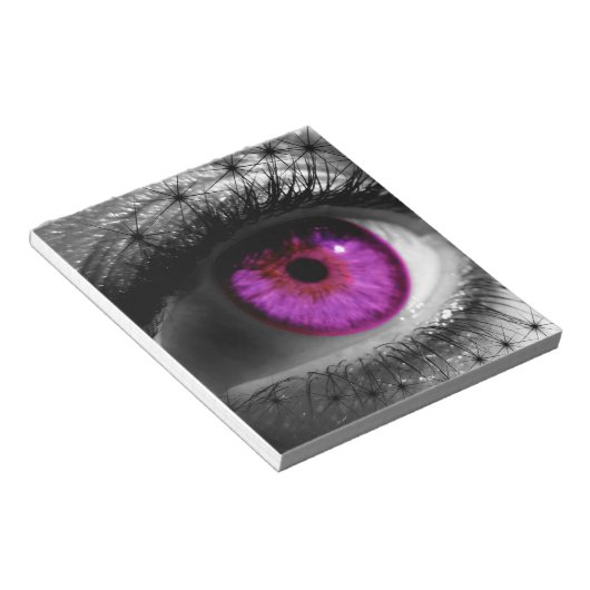 Bloc-note Oeil pourpre étoilé (Incliné)