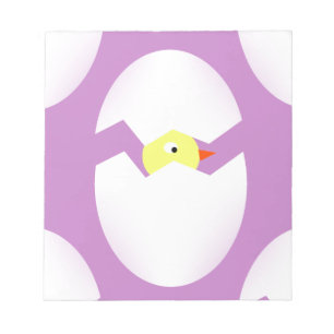 Bloc-note oeuf de poule pâpâpâle