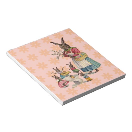 Bloc-note Oeufs de lapin de Pâques (Incliné)