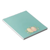 Bloc-note OEufs de Pâques parmi les fleurs et les couleurs f (Incliné)