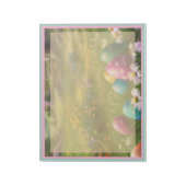 Bloc-note Oeufs De Pâques Sur Le pré (Tourné)