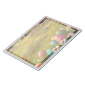 Bloc-note Oeufs De Pâques Sur Le pré (Incliné)