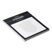 Bloc-note Officier de police personnalisé (Incliné)