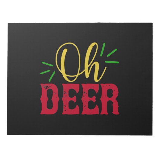 Bloc-note Oh Deer (Devant)
