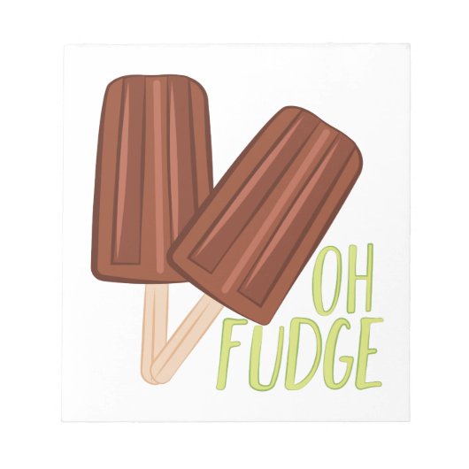 Bloc-note Oh Fudge (Devant)